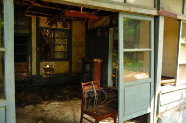 Terk Edilmiş Taipei Songshan Tütün Fabrikası, dağınık ve köhne evler