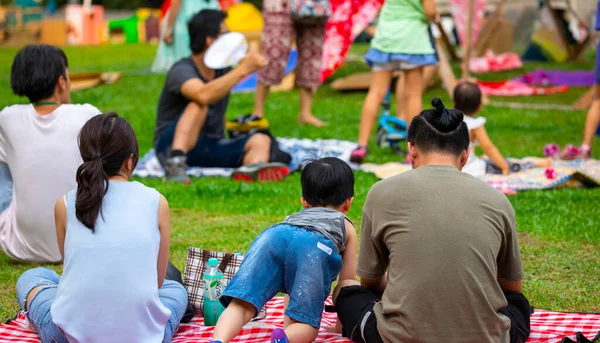 Actividades Organizadas Por Comunidad Disfrutar Vida Juntos Nuevo Picnic Descanso — Foto de Stock