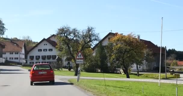 Бавария Германия Нойштайнер Германия — стоковое видео