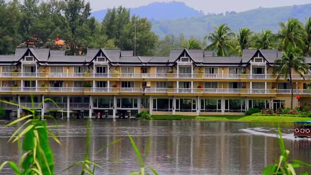 Férias Tailândia Lake House — Vídeo de Stock