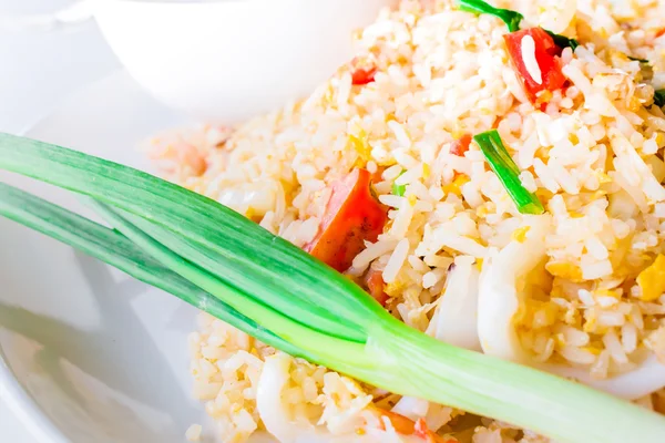 Nasi goreng seafood, samui thailand — Stok Foto