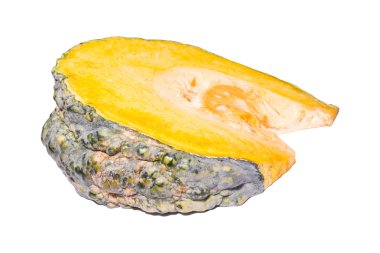 Beyaz arka plan üzerinde izole kabak doğa