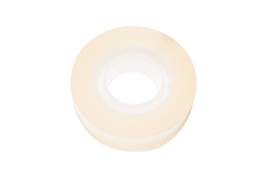 Yapışkan bant yapısını temizle beyaz arkaplanda izole et