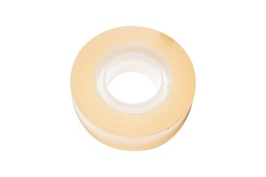 Yapışkan bant yapısını temizle beyaz arkaplanda izole et