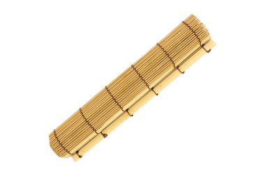suşi haddeleme silindir bambu malzeme mat maker izole beyaz ba