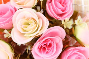 Yapay çiçek dekoratif arka plan