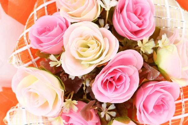Tło dekoracyjne kwiaty sztuczne — Zdjęcie stockowe