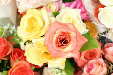 Yapay çiçek dekoratif arka plan