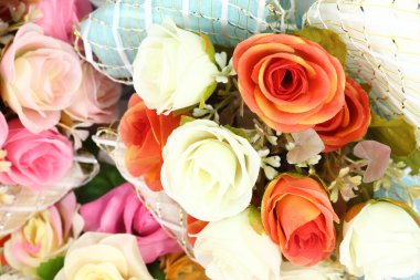 Yapay çiçek dekoratif arka plan