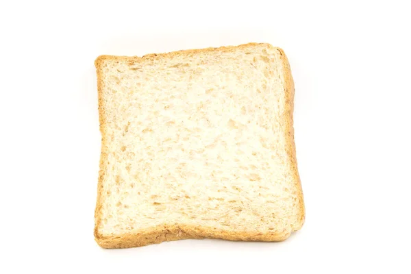 Volkoren brood geïsoleerd witte achtergrond — Stockfoto