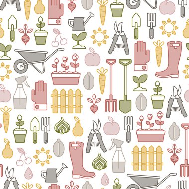 Dikişsiz Bahçe desen