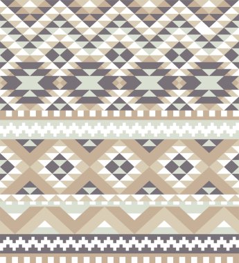 etnik Aztek süsleme ile Seamless Modeli