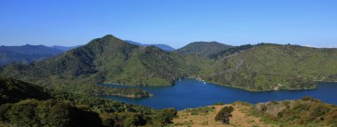 Onahau Bay, Yeni Zelanda manzara