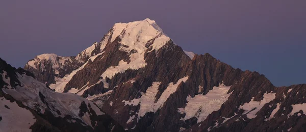 Mt Cook ao pôr-do-sol — Fotografia de Stock