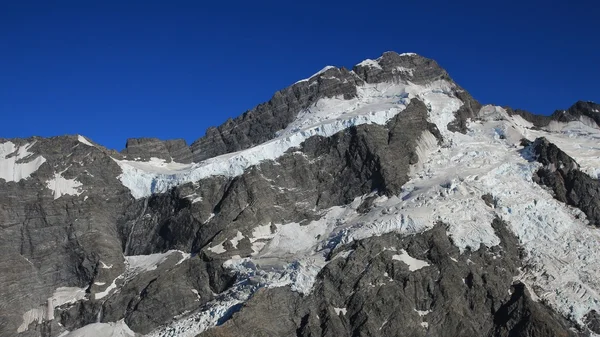 Gletscher und mt brunner — Stockfoto