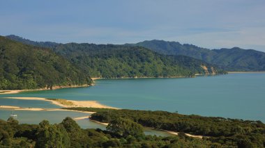 Awaroa giriş, bay Abel Tasman Ulusal Parkı