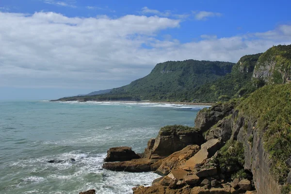 West coast Punakaiki, Yeni Zelanda