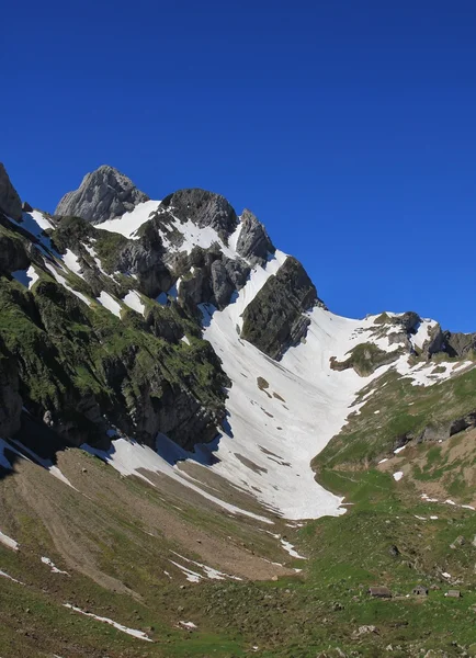 Mt Altmann, mountain of the Alpstein Range — Stock Photo, Image