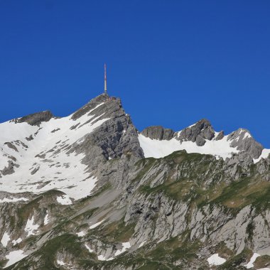 Summit of Mt Santis clipart