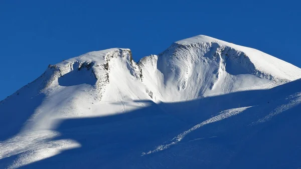 Beautiful shaped mountain Chalberstockli — Stock Photo, Image