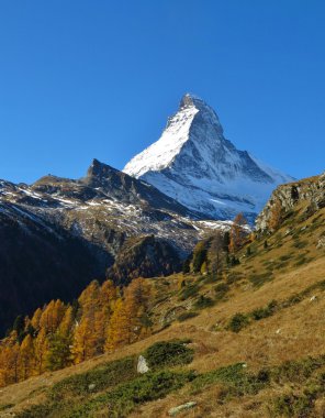 Zermatt içinde sonbahar günü