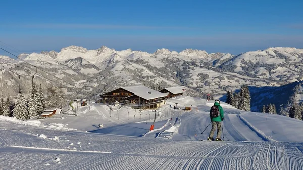 Skiën in Gstaad — Stockfoto