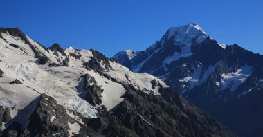 Sealy Tarns 'ın yürüyüş rotasından çarpıcı bir manzara.