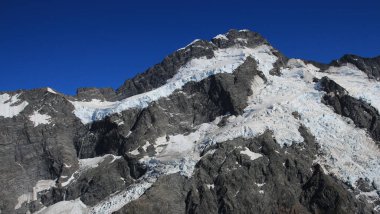 Sefton Dağı ve Buzul.