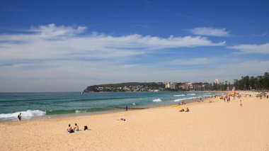 Avustralya, Manly 'deki altın kumsal..