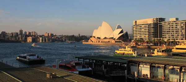 Sydney Abril 2016 Vista Para Porto Sydney Opera House — Fotografia de Stock