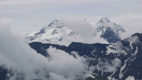 Ewigschneehorn和Gauli冰川 由Brienzer Rothorn山眺望 — 图库照片