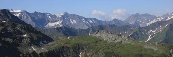 ピゾルから見たスイスアルプスの山脈 — ストック写真