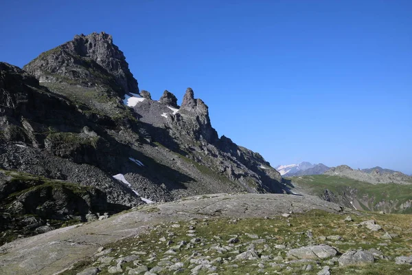 瑞士皮佐地区的岩层 — 图库照片