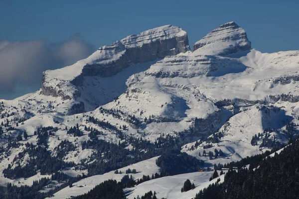 Visible Rock Layers Mount Tour Switzerland — Stock Photo, Image