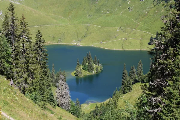 Lake Hinterstockensee — Stockfoto