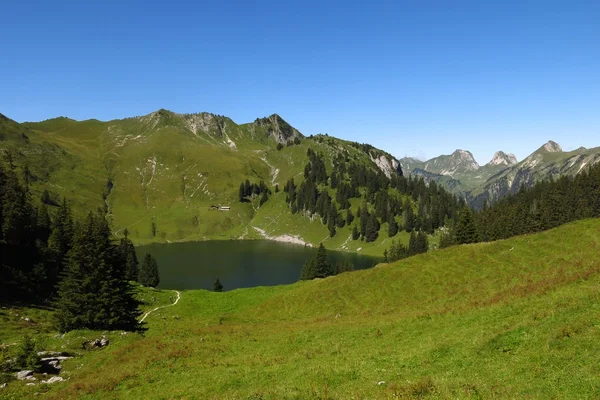 Göl oberstockensee — Stok fotoğraf