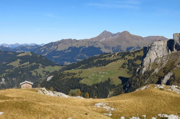 Uitzicht vanaf de Verlornen-Berg — Stockfoto