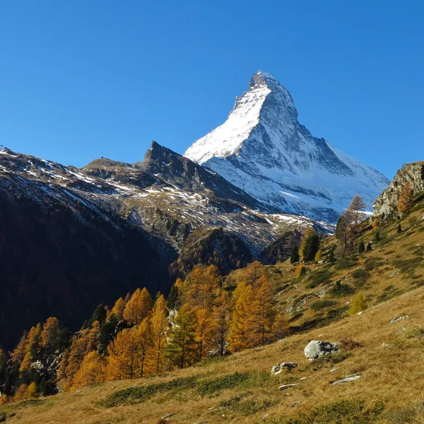 Otoño en Zermatt — Foto de Stock