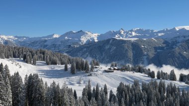 Kayak çevrenin Braunwald görünümü