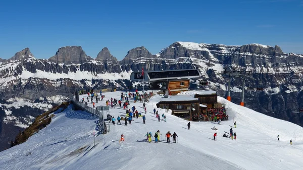 Prodkamm summit station, Flumserberg — Stock Photo, Image