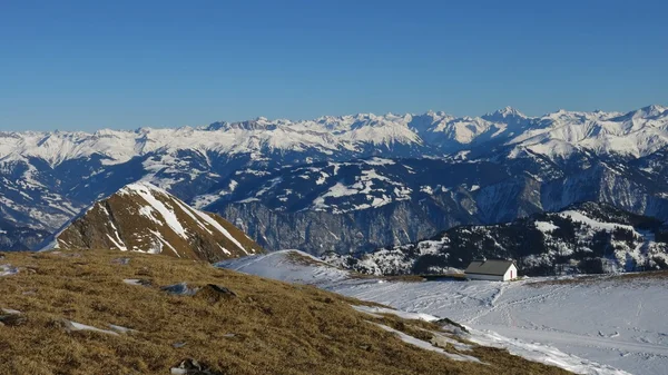 Ottima vista dal comprensorio sciistico di Pizol — Foto Stock