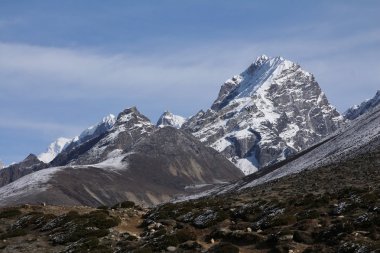 Lobuche East, famous mountain for climbing clipart