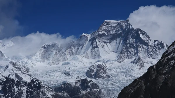 Hungchhi, high mountain in the Everest Region — Stock fotografie