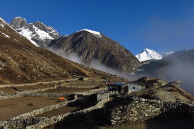 Gokyo giderken güzel manzara