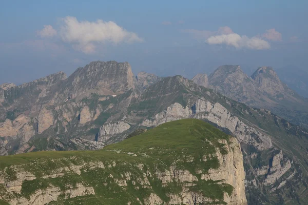 Churfirsten, Nézd meg a Chaeserrugg — Stock Fotó