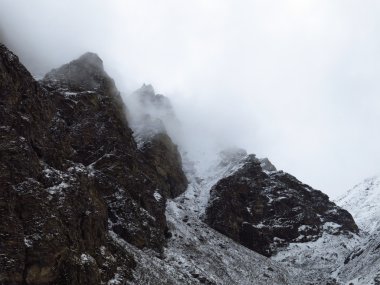 Everest bölgesi dağ manzarası