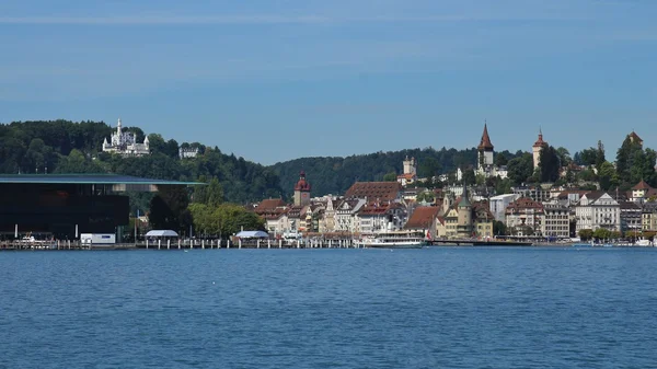 Ankunft in Luzern — Stockfoto