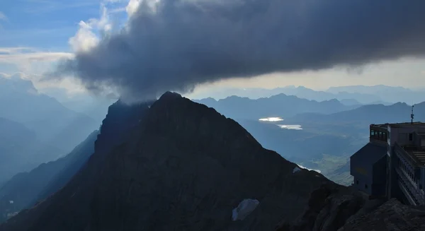 Este jelenet a Titlis — Stock Fotó