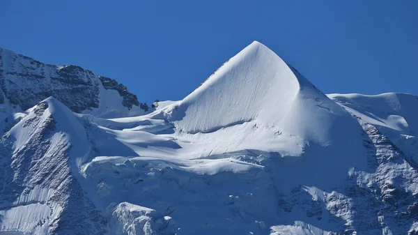 Beautiful shaped Mt Silberhorn — Stock Photo, Image