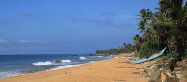 Cennet Galle, Sri Lanka yakınlarındaki bir sahil sahnesi gibi..